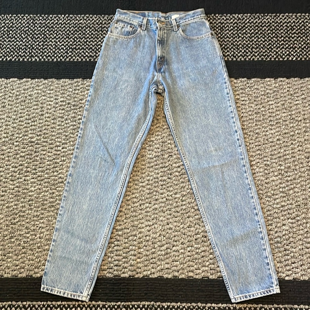 Vintage Levi’s 550 Women’s Sz 27 High Waist Mom Jeans Straight Leg Retro Y2K - Picture 2 of 8